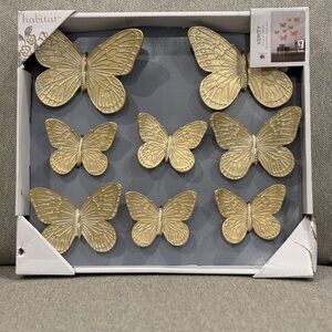 Habitat 8 piece Butterfly Wall Art